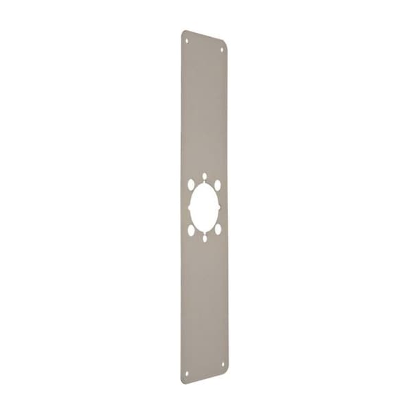 Don-Jo 3-1/2" x 15" Remodeler Plate with Cross Bolt Holes RP135152630 - main